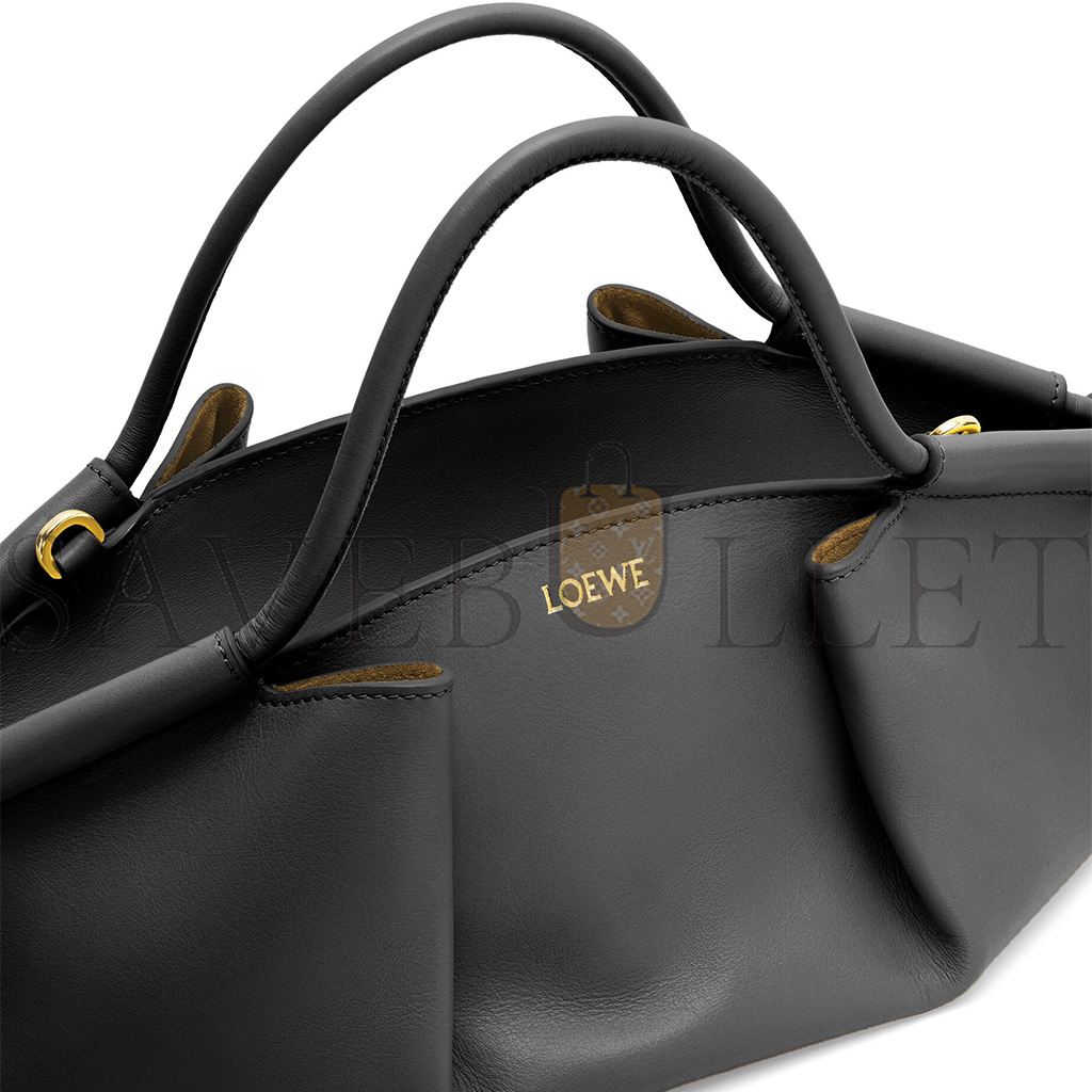 LOEWE SMALL PASEO BAG IN SHINY NAPPA CALFSKIN A709P48X02 (35*21*11.5cm)